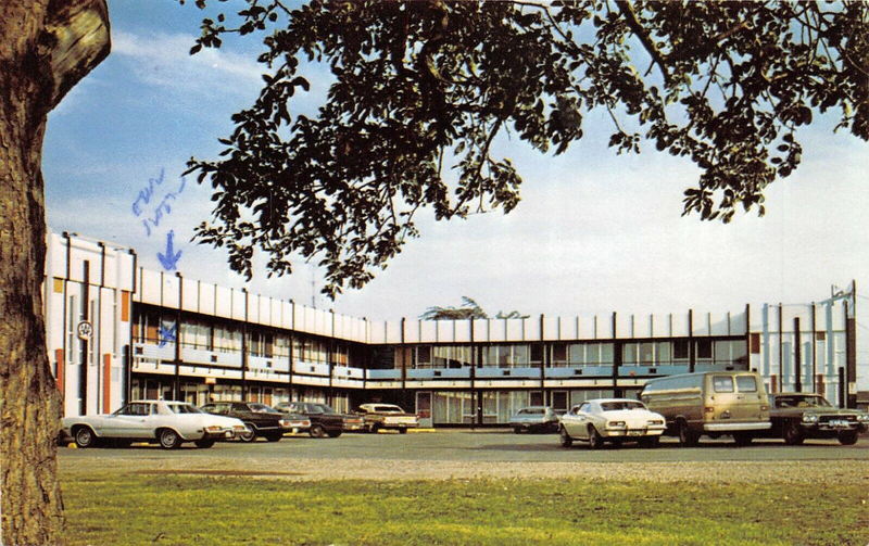 Skyline Motel (Penthouse Restaurant) - Vintage Postcard